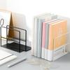Suporte para livros de 4 peças, estante para livros, suporte para livros, suporte para livros, estante de ferro, mesa simples, suporte para livros de estudante, mesa simples