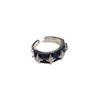 Estilo Frío Denim Cuatro Hombres Estrella Anillo Abierto para Mujer Diseño de Nicho Sentido del Anillo de Dedo Moda Anillo Personalizado