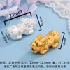 Pulseira Despertar do Leão Pixiu de Prata Pura 999 Artesanal DIY Pingente de Prata Dura 3D Acessórios de Tecelagem