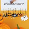 Aretes de Halloween Nuevo Traje de Venta Caliente Femenino Personalizado Creativo Fantasma Diablo Calabaza Gota de Aceite Set Venta al por Mayor