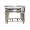 Horno de Pizza Profesional para Hornear Pan Pastel Pizza Horno de Dos Niveles Dos Bandejas Horno Eléctrico Pizzaoven Ahorrador de Energía