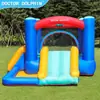 Dr. Castillo Inflable Casa de Niños Cerdo Trampolín Pequeño Interior Tobogán Parque Infantil Fiesta Castillo Inflable