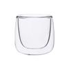 Vaso Creativo de Vidrio de Doble Capa para Agua Caliente y Fría Transparente para Café, Jugo, Bebidas Vaso de Doble Capa de Borosilicato Alto Resistente al Calor