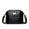 Bolso de Mujer Nueva Versión Coreana Pu de un Solo Hombro Cruzado Bolso para Mamá Simple Versátil Patchwork Bolso para Mamá de Mediana Edad Venta al por Mayor