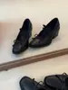 Piel de oveja~Zapatos de vestir franceses para mujer tacón grueso absolutamente hermosos no cansan los pies tacón alto zapatos de ballet lazo retro zapatos Mary Jane