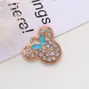 Accesorios de Minnie con Esmalte y Pedrería en Forma de Gato Nuevos Transfronterizos Colgante de Collar DIY Accesorios para Pulsera Venta al por Mayor