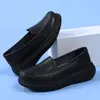 Zapatos de Enfermera con Amortiguación de Aire para Mujer para Todas las Estaciones, Piel Genuina, Suela Gruesa Antideslizante, Suela Plana, Suela Suave, Transpirables, de Trabajo, Médicos para Mujer, Una Pieza, Envío Directo