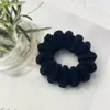 Accesorios para el Cabello de Invierno Estilo Coreano Versátiles para Mujer Anillo para el Cabello de Terciopelo de Tela Goma Elástica Alta para Recoger el Cabello Bola en la Cola Cuerda Elegante para el Cabello