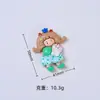 Tarjeta grande, bonita, para chica, hecha a mano, con pegamento en crema, funda para teléfono, tocado, horquilla, joyería, accesorios de resina, venta al por mayor