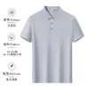 Camisa Polo Personalizável Unissex Verão Respirável Gola Lapela Manga Curta Escritório Business Roupa de Trabalho de Alta Qualidade Estampa de Logo