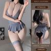 Yiyue lencería sexy sexy mono bidimensional falda uniforme abierto para mujer suministros traje gratis pijamas 8790