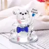 Espejo Cruzado Amazon Mariposa de Cristal Bola de Cristal Adornos Animales Pequeños Creativos Decoración de Coche Manualidades Regalos Navideños