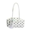 2026 Nova Bolsa de Verão Estilo Coreano para Axila Pequena Bolsa de Mão Feminina de Alto Valor Bolso Almofada de Bolinhas Nicho Bolsa de Ombro Único Feminina