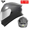 Casco de Motocicleta Certificado Dot para Hombres y Mujeres, Casco Integral Ad para Todas las Estaciones, Casco Cálido y Seguro con Certificación 3C