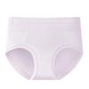 Ropa interior sin costuras para mujer de talla grande, tiro medio, realza glúteos, cómoda, transpirable, sin marcas, anti-exposición, con fuelle de seda de morera, control de abdomen, bragas