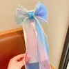 Diadema Infantil Niña Lazo Arcoíris Trenzado Pasador Tocado Coleta Cinta para el Cabello Pasador Accesorios para el Cabello de Niña de Verano