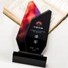 Nuevo Trofeo de Cristal con Impresión de Color Creativa Trofeo Personalizado Premio Empresarial Premios para Empleados Destacados Corporativos