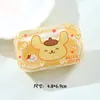 Estuche para Lentes de Contacto con Estampado de Dibujos Animados Lindo, Estuche Compacto Portátil Compañero, Tapa Antigiro Estuche Doble Integrado