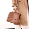 Bolso de Piel Suave para Mujer 2026 Nueva Moda Bolso de Hombro Cruzado Gran Capacidad Versátil Bolso Tote Debajo del Brazo Bolso de Piel Genuina para Mujer
