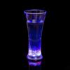Copo com Luzes que Acende com Água Fria para Bares e Ktvs, Copo de Água Brilhante, Copo com LED de Sete Cores que Acende ao Tocar na Água, Copo Deslumbrante