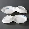 Platos de Melamina Xiangyuan Platos Comerciales Platos Hondos Redondos Platos para Sopa Porcelana de Imitación Platos Profundos Creativos Platos Grandes para Cangrejos