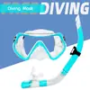 Máscara de campo de visão amplo óculos de mergulho terno para snorkeling Sanbao à prova d'água tubo de respiração semi-seco fabricantes de equipamentos atacado
