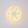 Lámpara de pared acrílica LED lámpara de noche de dormitorio sala de estar pasillo pasillo Lámpara redonda LED iluminación una generación de pelo