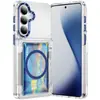 Funda de Teléfono Samsung Compatible con Amazon con Tarjetero 2 en 1 Multifuncional Coreana Transparente Tarjetero Funda de Teléfono s26u