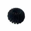 Nido de Pájaro Flocado Plancha para el Cabello Agarrador Perezoso para el Cabello Cabeza Redonda Cabeza de Bráctea Floral Pinza Agarradora Pasador Retráctil Hebilla para Cola de Caballo en la Parte Trasera de la Cabeza