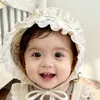 Gorro para Bebé para Primavera y Otoño, Estilo Delgado, Gorro de Princesa Reversible para Niña Pequeña, Gorro Protector de Orejas para Bebés, Gorro con Estampado para la Cabeza