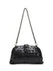 Bolso Tejido Nuevo Hecho a Mano con Acabado de Lujo, Diseño de Nicho, Bolso de Clip, Bolso de Concha con Cadena, Bolso de Hombro Versátil y de Moda