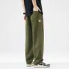 Pantalones de Trabajo Anchos de Estilo Japonés Nuevos de Primavera y Otoño, Pantalones Largos Casuales Retro de Otoño, Pantalones Rectos Sueltos de Marca de Moda