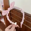 Orelhas de Coelho Faixa de Cabelo Infantil para Menina Barraquinha de Rua Laço Fofo Touca para Cabelo de Bebê Menininha Doce Faixa de Cabelo