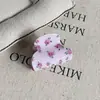 Pinza para el Cabello de Cuadros Pequeños, Estilo Coreano, Accesorio para el Cabello Semirecogido, Pinza para el Cabello Dulce de Acetato con Cuadros y Puntos