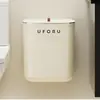 Bote de Basura Colgante de Cocina para Uso Doméstico, Alta Capacidad, Diseño Elegante, Montado en la Pared con Tapa para Sala de Estar y Baño