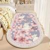 Alfombra de felpa para habitación de niños, estilo largo, para habitación de niña, para sala de estar, mesita de noche, decoración de ventana salediza, dormitorio