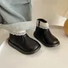 Zapatos para bebé niña, botines estilo primavera y otoño, botines para bebé de suela suave antideslizante, botines de piel para niño pequeño, botines de princesa tipo Martin, zapatos para niño pequeño