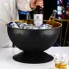Nuevo Cubo de Champagne Elegante Cubo de Hielo de Acero Inoxidable Cubo Grande Comercial para Enfriar Vino Bar Ktv Cubo de Hielo para Vino