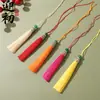 Atacado de Borlas de Nó Chinês, Saquinhos, Borlas Pendentes, Pingentes de Leque, Borlas de Chapéu Vazadas com Contas e Enfeites Pendentes Decorativos