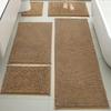 Set de 5 Alfombrillas Absorbentes para Piso, Felpudos para Puerta de Entrada, Alfombrillas Antideslizantes Resistentes a Manchas para Entrada, Alfombras para Mesita de Noche de Dormitorio, Transfronterizo
