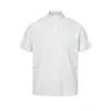 26062 Marca de Moda Tendencia Unisex Solona 250g Diseño Desestructurado Cuello Redondo Pequeño Camiseta Ajustada de Manga Corta para Hombre