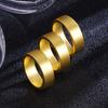 Anillo de oro arenoso estilo simple para hombre y mujer, pulsera esmerilada versátil, joyería transfronteriza, Accesorios Yiwu Al por Mayor