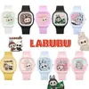 Al por mayor del fabricante Cuadrado Labubu Bubble Mart Decoración de Reloj Silicona Cuarzo Estudiante Tailandia Transfronterizo Dibujos Animados