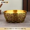 Cuenco de Tesoro Doble Dragón de Arte en Cobre, Artesanía en Latón y Cobre, Decoración de Escritorio para el Hogar, Hucha, Venta al por Mayor de Cobre