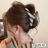 Presilha de cabelo flor de acetato simples e elegante para mulheres, novo modelo 2026, presilha para a parte de trás da cabeça, grampo para meio rabo de cavalo, presilha de tubarão