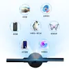 Proyector de Abanico Holográfico 3D Visible a Simple Vista Mini Máquina de Publicidad 3D Pantalla Giratoria Estéreo Pantalla LED Sin Pantalla