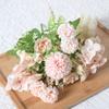 Flor artificial de 7 cabezas, crisantemo, flor mixta, hortensia, diente de león, flor pequeña, decoración para el hogar, sala de estar, hotel, boda, picnic.