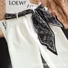Bufanda de Seda Nueva de Bai Xi para Mujer con Alta Apariencia, Diadema Estrecha, Accesorios para Jeans, Bufanda Estampada Coreana, Cinta Larga
