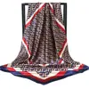 Lenço Quadrado de Cetim Flor de Caju Transfronteiriço, Lenço de Seda de Verão, Xale Fino, Turbante para Exportação da Amazon, Atacado de Lenços