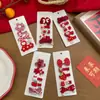 Pinza Roja Japonesa y Coreana para el Año Nuevo Infantil Accesorio para el Cabello de Bebé con Lazo de Dibujos Animados Conjunto Versátil para Niñas Adorno para el Cabello Pinza para el Cabello